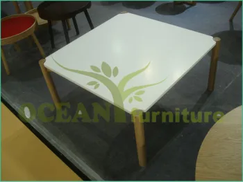 2014 new morden style colorful oak and MDF wooden coffee table
