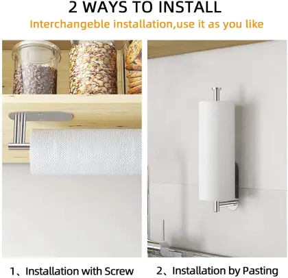 JIAPAIDUO Galvanized Invisible Metal Toilet Paper Holders