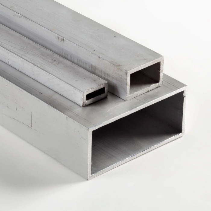 aluminium rectangular channel