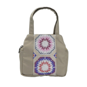 Elegant Nylon Ethnic Embroidery Handheld Wallet Bag
