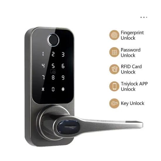 Mobile APP Remote control fingerprint door lock