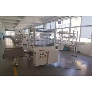 Papel de papel automático Cazón de bifurcación de plástico desechable Cadesas de plástico Machacra de fabricación de flujo de papel