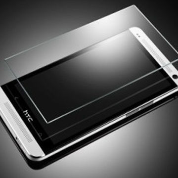 9H hardness automatic adsorption screen protector for HTC One, tempered glass, real factory supply