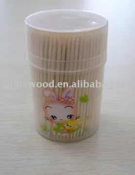 wooden toothpick --- 350pcs/PP tube