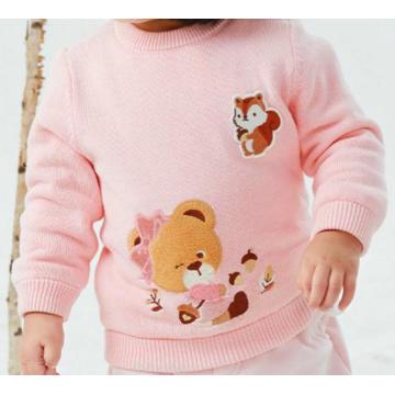 Maglione personalizzato per bambini con orsetto carino