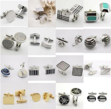 Gentleman′s Jewelry Stainless Steel Cufflinks