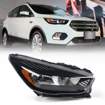Ford Escape Kuga 2017-2019 Headlight Lamp - Black Clear CJ5Z13008C