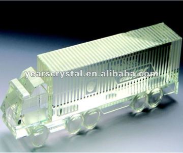 arrival crystal truck model lorry for crystal transport models with engraved (R-1042