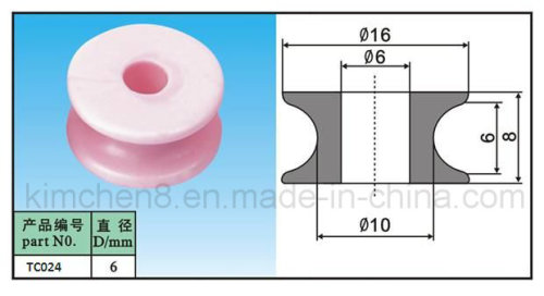 Ceramic Wire Guide Pulley (TC24-1)