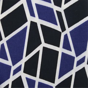 Printed Plain Fabric With Irregular Check Rayon