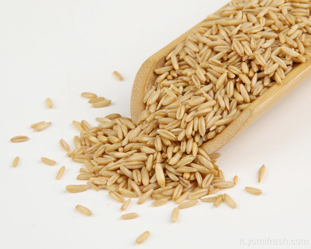 Farina d'avena come il riso
