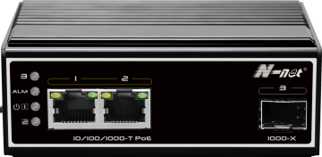 3 ports gigabit industrial poe switch