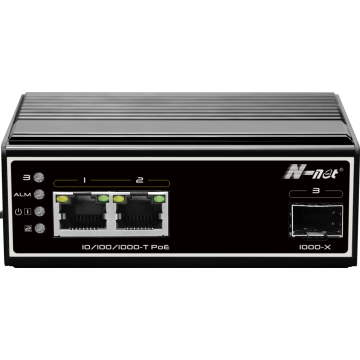 3 ports gigabit industrial poe switch