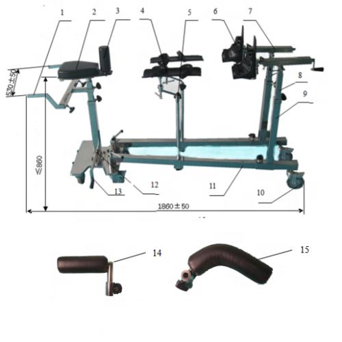 Orthopedics Floor Type Stainless Steel Bone Surgical