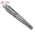 Plastic Extruder Bimetallic Conical Twin Screw Barrel