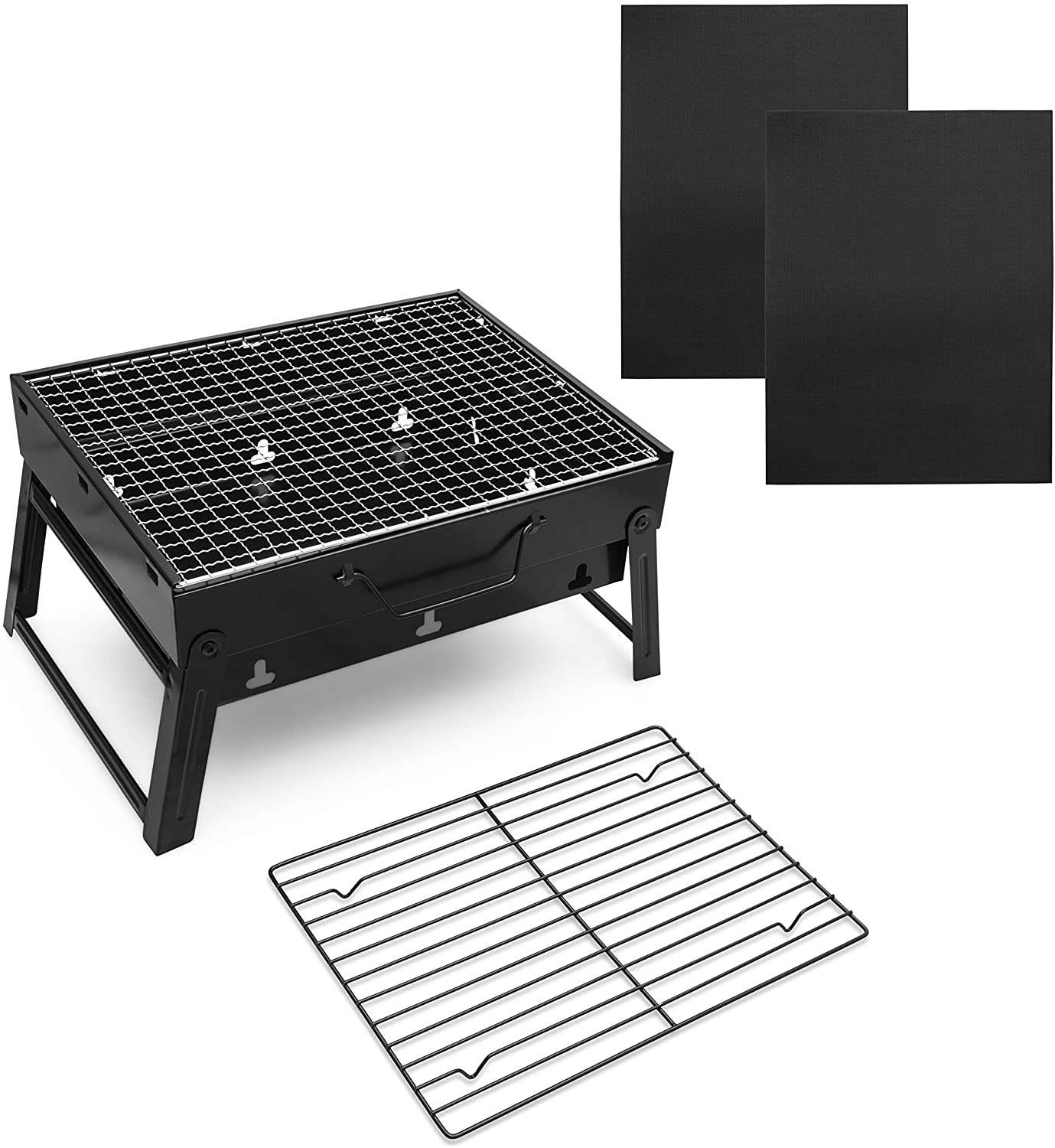 Household folding small grill