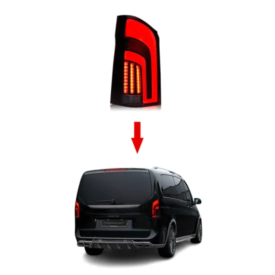 XT Upgrade LED Taillight for Mercedes Benz Vito V260 V250 W447 W446 2016-2022 Plug and Play