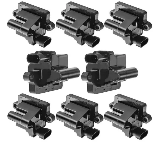 QSFIgnition Coil Spark Plug UF271 for Chevy GMC Cadillac 5.3L 6.0L 8.1L 4.8L