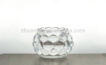 Modern Of Art Engraved/Exquisite Round Crystal Glass Candy Jar 840g