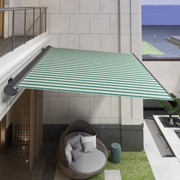 GULI waterproof wall installation aluminum cassette awning retractable remote control full retractable cassette
