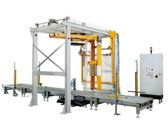 Fully Automatic Pallet Wrapping Machine with Rotary Arm and Stretch Film