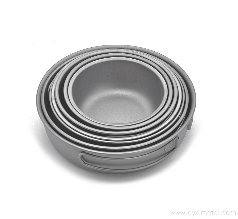 Titanium Cookware Top Quality Outdoor Pot Set