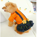 Vestido de vestido de menina para cachorro para mulher