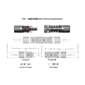 Connecteur de câble électrique à 3 broches