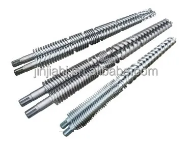 Conical Twin Barrel Screw for Plastic Machines