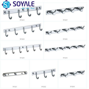 Brass Material Towel Hooks with Chrome Finishing Sy-5203