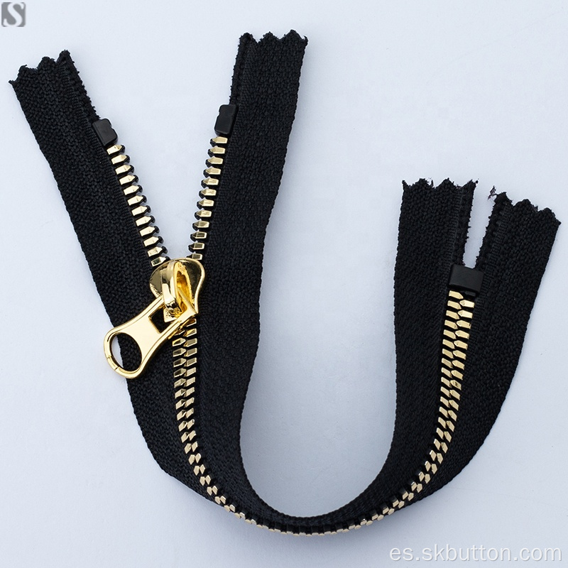 Zipper frontal establece cremalleras cerradas para coser