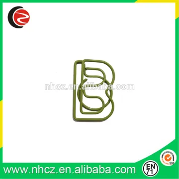 Letter B Shaped Paper Clips