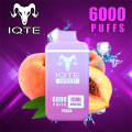 IQTE Speed ​​6000 Puff Plus одноразовое вейп -устройство