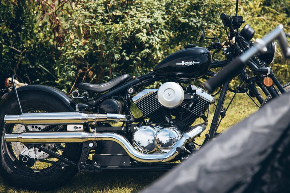 retro bobber motorcycle