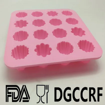 BPA free flower shape Silicone ice lattice ice cube tray mini ice cube maker /homemade ice cream maker