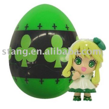 Plastic Egg Box With Toy Input