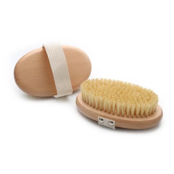 100% Vegan Dry Brush for Exfoliation, Lymphatic Drainage & Cellulite Reduction - Firm Bristles Scrub Brush