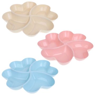 Heart Shaped Fruit Platter Serving Tray Creative Plates Storage Box Container For Snacks Nuts Desserts