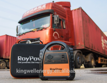 Safe Portable Roypow J24 2016 Hotselling 30000mAh,12/24v Jump Starter Power Bank; auto jump starter