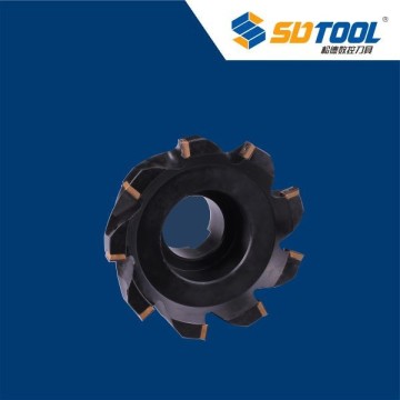 90 degree face milling cutter with SP insert in milling cutter