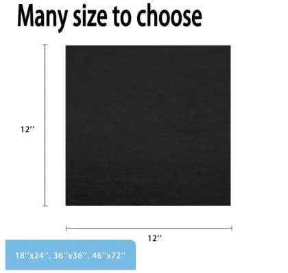 Carbon Fiber Welding Blankets Black