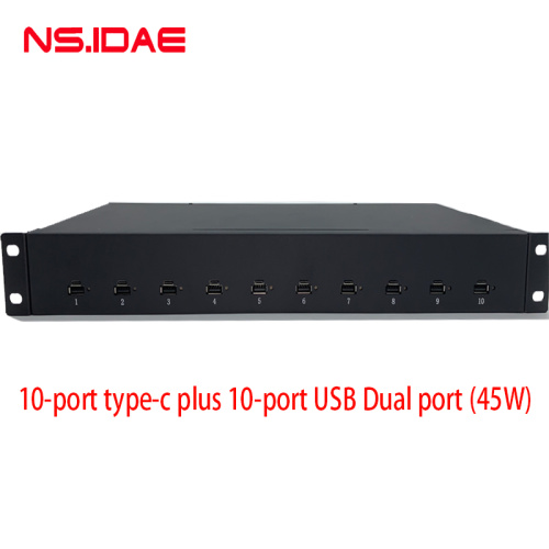 Dual-Port-Typ-C-Port-USB-Port-Ladegerät