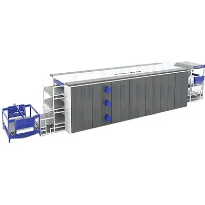 Full Automatic Nonwoven Cross Lapper with Folding and Big Charger for Curtain Machine