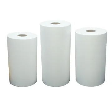 White BOPP Film Glossy 12mic for Thermal Laminating