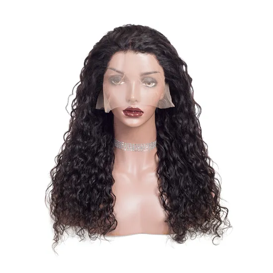 wholesale natural wave raw 100% virgin 360 straight brazilian frontal hd wig full lace front cuticle aligned human hair wigs