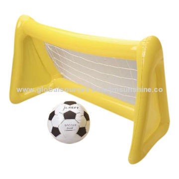 Heavy-duty PVC Air Toy Football Goal/Inflatable Toy, Ideal for Advertisements, OEM Orders Welcomed