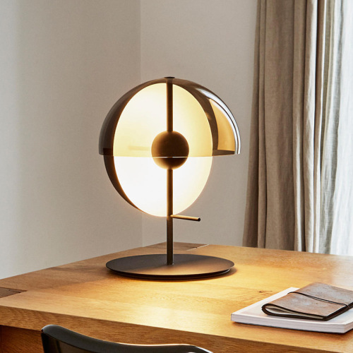 LEDER Large Grey Table Lamps