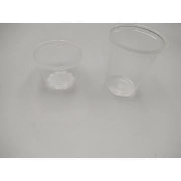 Tazas de plástico de alto transparente desechables