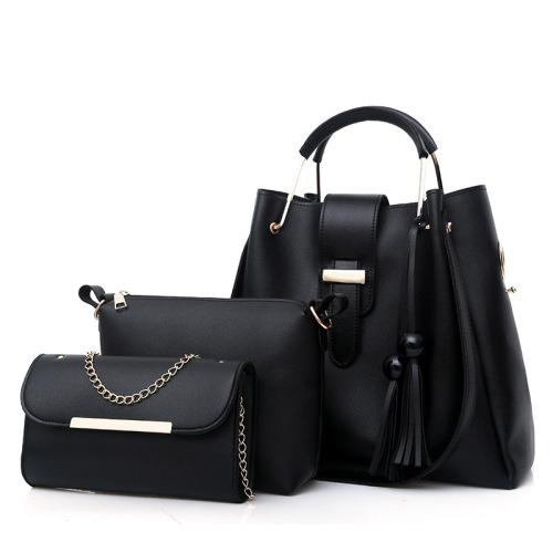 Bucket Bags Set For Women Leather Handbags