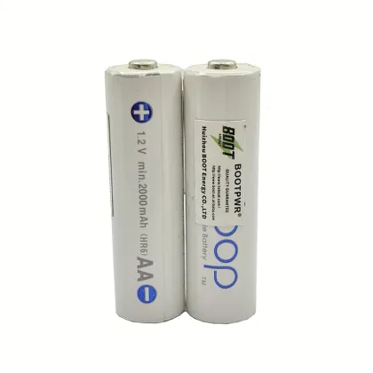 White 1.2V 800mAh Ni-MH Rechargeable Battery - Nickel Metal Hydride
